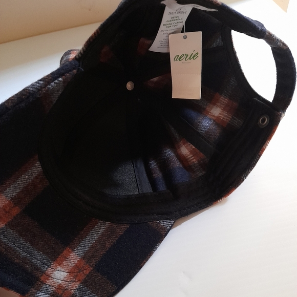 ● Aerie | Flannel Baseball Hat - Picture 12 of 14